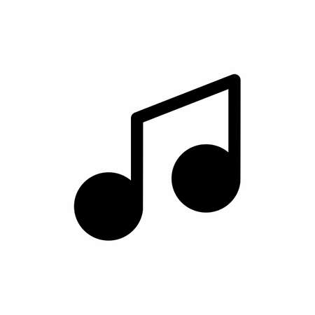 music icon and Vector illustration isolated on a white background. Premium quality for mobile apps, user interface, presentation, and website. pixel perfect iconのイラスト素材