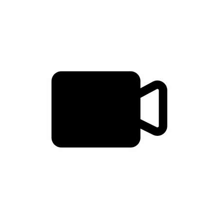 camera icon and Vector illustration isolated on a white background. Premium quality for mobile apps, user interface, presentation, and website. pixel perfect iconのイラスト素材