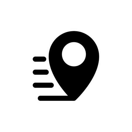 location icon and Vector illustration isolated on a white background. Premium quality for mobile apps, user interface, presentation, and website. pixel perfect iconのイラスト素材