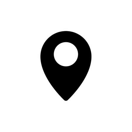 location icon and Vector illustration isolated on a white background. Premium quality for mobile apps, user interface, presentation, and website. pixel perfect iconのイラスト素材