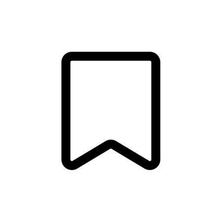bookmark icon and Vector illustration isolated on a white background. Premium quality for mobile apps, user interface, presentation, and website. pixel perfect iconのイラスト素材