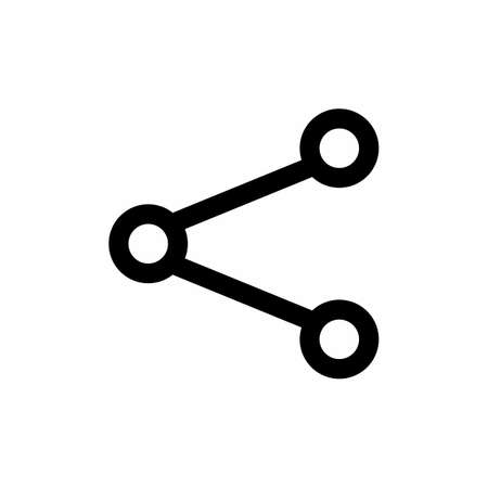 share icon and Vector illustration isolated on a white background. Premium quality for mobile apps, user interface, presentation, and website. pixel perfect iconのイラスト素材