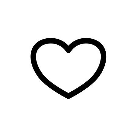 heart, like icon and Vector illustration isolated on a white background. Premium quality for mobile apps, user interface, presentation, and website. pixel perfect iconのイラスト素材