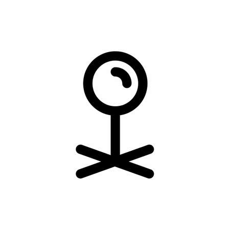 pin location icon and Vector illustration isolated on a white background. Premium quality for mobile apps, user interface, presentation, and website. pixel perfect iconのイラスト素材