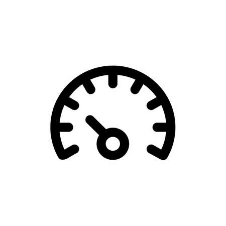 speed icon glyph style for apps and websiteのイラスト素材