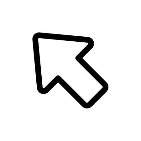 pointer icon and Vector illustration isolated on a white background. Premium quality for mobile apps, user interface, presentation, and website. pixel perfect iconのイラスト素材