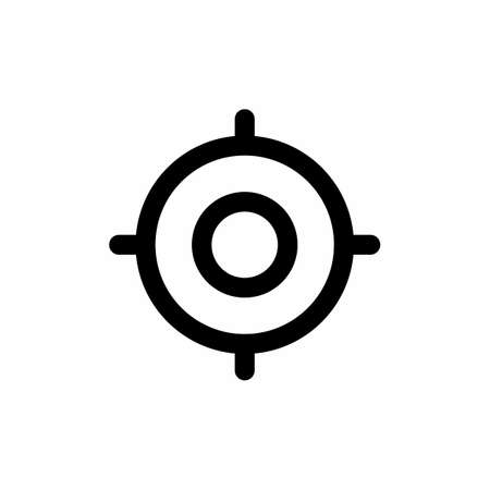 targets icon and Vector illustration isolated on a white background. Premium quality for mobile apps, user interface, presentation, and website. pixel perfect iconのイラスト素材