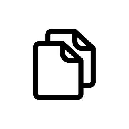 files icon and Vector illustration isolated on a white background. Premium quality for mobile apps, user interface, presentation, and website. pixel perfect iconのイラスト素材