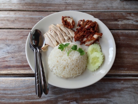Chicken rice in Chiangmai Thailandの素材