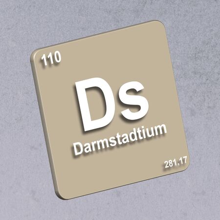 Darmstadtium-Nitrogen-elements-from-the-periodic-tableの写真素材