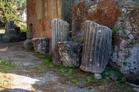 The Flavian Amphitheater is one of two Roman amphitheaters still in existence today.の写真素材