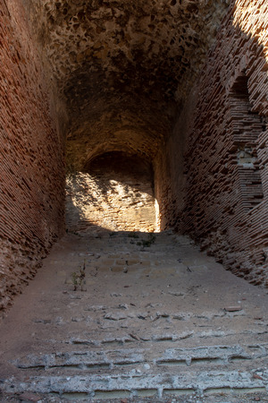 Pozzuoli, Naples, Italy. 20 August 2019. The Flavian Amphitheater is one of two Roman amphitheaters still in existence today.のeditorial素材
