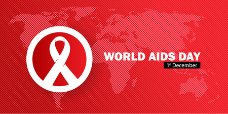 world aids day redのイラスト素材
