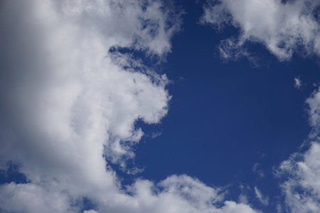 Clouds on blue sky for background concept