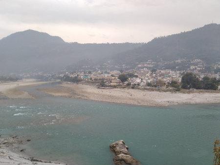 beautiful Views of the river and large rocks