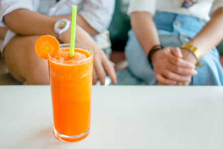 Carrot smoothieの写真素材