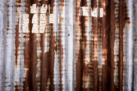 Rusty galvanized steel texture