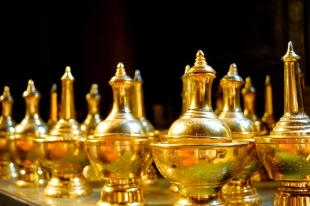 Pour ceremonial water thai traditionalの写真素材