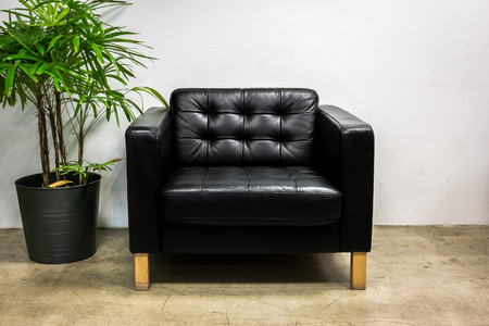 Sofa in officeの写真素材