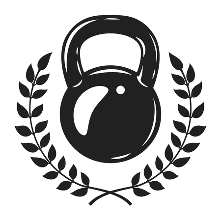 Vintage iron weight conceptのイラスト素材