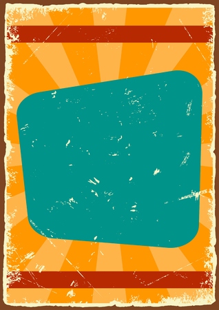 Vintage abstract posterのイラスト素材