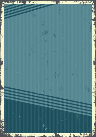 Retro abstract blank background with vertical lines pattern and grunge texture vector illustrationのイラスト素材