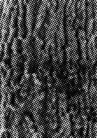 Abstract vintage grungy texture concept with halftone grained effects vector illustrationのイラスト素材