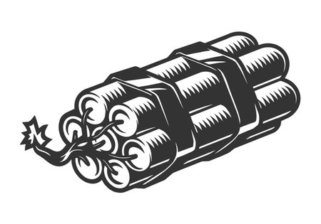 Vintage concept of dynamite