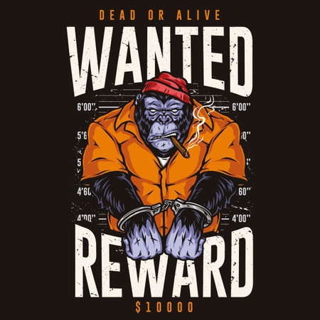 Mafia and crime colorful vintage badgeのイラスト素材