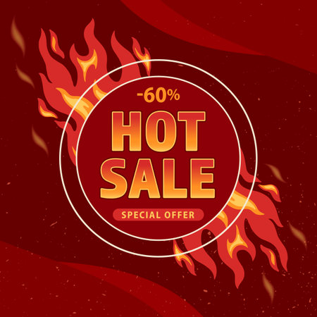 Hot sale colorful vintage posterのイラスト素材