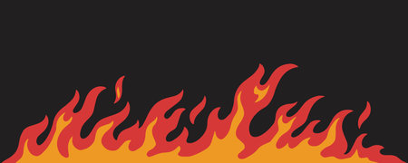 Blazing line set emblem colorfulのイラスト素材