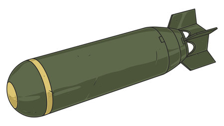 Retro air bomb sticker colorfulのイラスト素材