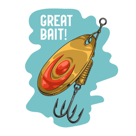 Effective bait design for successful fishing tripsのイラスト素材