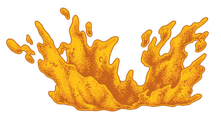 Beer splash capturing the joy of celebrationのイラスト素材