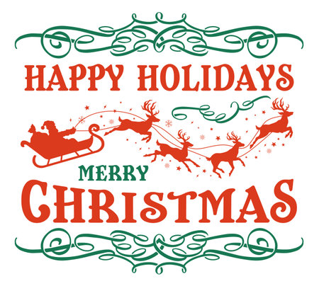 Celebrate Christmas with joy and cheer this seasonのイラスト素材