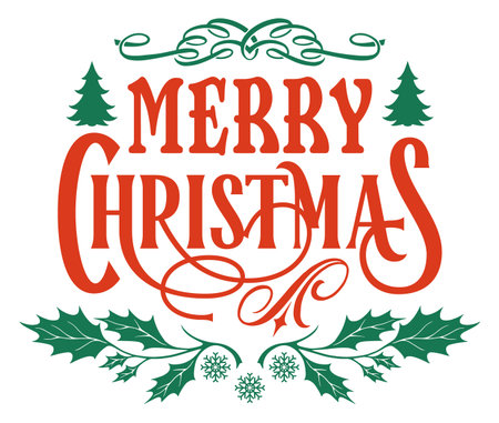 Celebrate Christmas with festive cheer and joyのイラスト素材