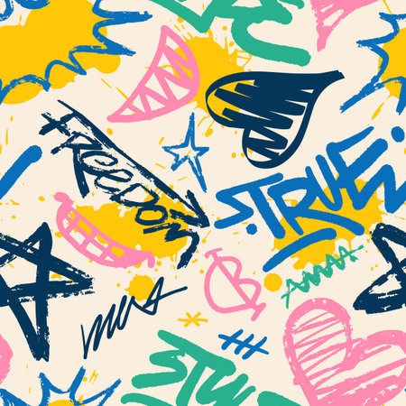 Colorful marker designsのイラスト素材