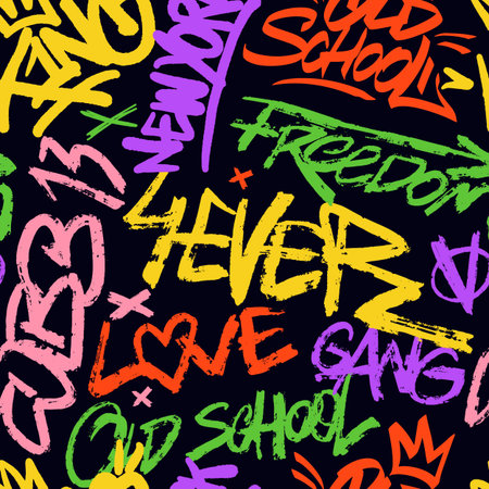 Vibrant marker artのイラスト素材