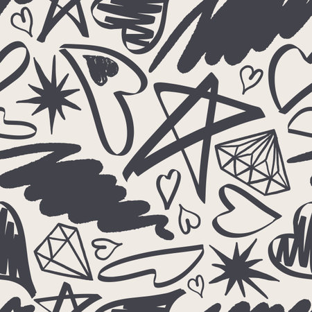 Grunge marker texture designのイラスト素材