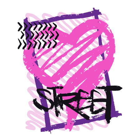 Vibrant street artのイラスト素材