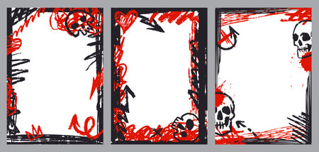 Grunge paper textureのイラスト素材