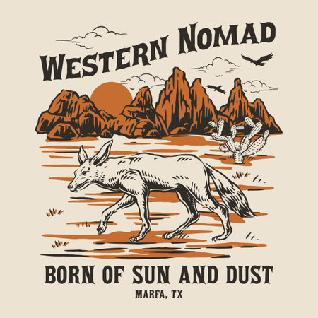 Desert nomad walksのイラスト素材