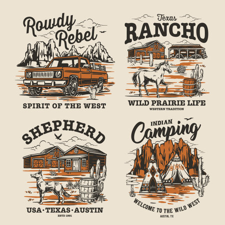 Wild West funのイラスト素材