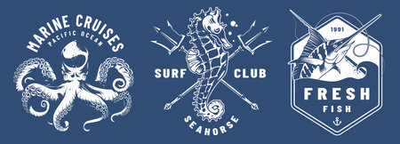 Surf club cruise plansのイラスト素材