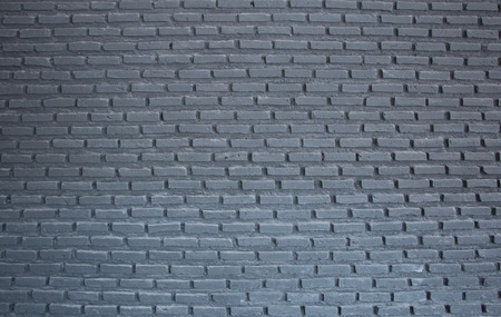 black brick wallの写真素材