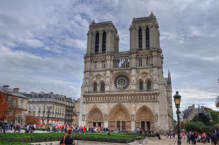 Cathedral of Notre Dame, Paris, France のeditorial素材