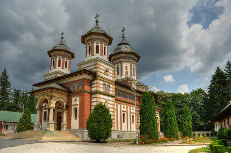 Sinaia Monastery, Prahova, Sinaia, Romaniaの写真素材