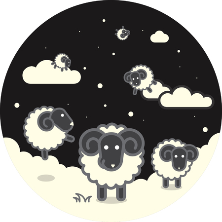 night lambのイラスト素材