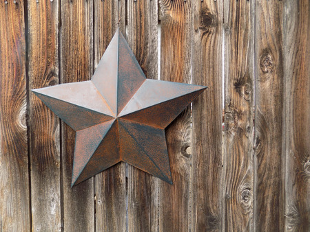 Rusty starの写真素材