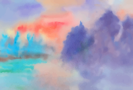 Abstract watercolor backgroundのイラスト素材